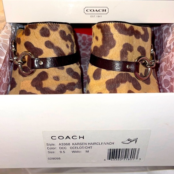 Coach Karsen Animal Print Mule - Picture 6 of 7